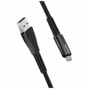 Дата кабель USB 2.0 AM to Micro 5P 1.0m zinc alloy + led black ColorWay (CW-CBUM035-BK) - Image 6
