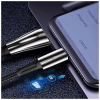 Дата кабель USB 2.0 AM to USB-C 1.0m zinc alloy + led black ColorWay (CW-CBUC035-BK) - Image 8