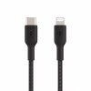 Дата кабель USB 2.0 AM to Lightning 1.0m BRAIDED black Belkin (CAA004BT1MBK) - Image 2