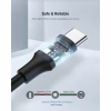 Дата кабель USB 2.0 AM to USB-C 1.0m US287 Black Ugreen (60116) - Image 6