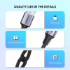 Дата кабель USB 2.0 AM to USB-C 1.0m US288 Aluminum Braid Black Ugreen (60126) - Image 7