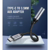 Перехідник USB-C to 3.5mm F 0.10m AV142 (Gray) Ugreen (30632) - Image 2