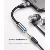 Перехідник USB-C to 3.5mm F 0.10m AV142 (Gray) Ugreen (30632) - Image 3