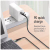 Дата кабель USB-C to USB-C 1.0m PD Fast Charging 65W 3А grey ColorWay (CW-CBPDCC040-GR) - Image 3