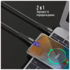 Дата кабель USB-C to USB-C 1.0m PD Fast Charging 65W 3А grey ColorWay (CW-CBPDCC040-GR) - Image 4