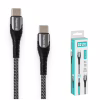 Дата кабель USB-C to USB-C 1.0m PD Fast Charging 65W 3А grey ColorWay (CW-CBPDCC040-GR) - Image 7