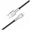 Дата кабель USB 2.0 AM to Lightning 1.0m head metal black ColorWay (CW-CBUL046-BK) - Image 3
