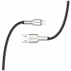 Дата кабель USB 2.0 AM to Lightning 1.0m head metal black ColorWay (CW-CBUL046-BK) - Image 6
