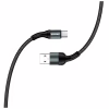 Дата кабель USB 2.0 AM to USB-C 1.0m nylon black ColorWay (CW-CBUC045-BK) - Image 6
