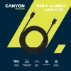 Дата кабель USB-C to USB-C 2.0m 100W 20V/ 5A black Canyon (CNS-USBC12B) - Image 3
