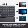 Клавіатура Logitech ERGO K860 Bluetooth/Wireless UA Black (920-010108) - Image 9