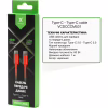 Дата кабель USB-C to USB-C 1.0m 60W Nylon Red Vinga (VCDCCCM531) - Image 2