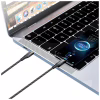 Дата кабель USB-C to USB-C 1.2m 5A 100W transparent head ColorWay (CW-CBPDCC053-BK) - Image 7