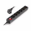 Мережевий фільтр живлення REAL-EL RS-6 Protect M 3m, black (EL122300034) - Image 6
