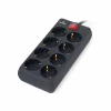 Мережевий фільтр живлення REAL-EL RS-8 Protect 5m, black (EL122300024) - Image 2