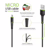 Дата кабель USB 2.0 AM to Micro 5P 2.0m CBFLEXM2 black Intaleo (1283126521430) - Image 4