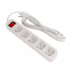 Мережевий фільтр живлення ColorWay CW-PSEA53W, 5 розеток/ 3M white (CW-PSEA53W) - Image 4