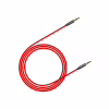 Кабель мультимедійний 3.5mm M to 3.5mm M 1.0m red-black Baseus (CAM30-B91) - Image 2