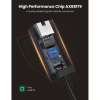 Переходник USB 3.0 AM to RJ45 Ethernet 1000Mbps CR111 Black Ugreen (20256) - Image 4