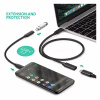 Дата кабель USB-C to USB-C 1.0m USB 3.1Gen2 100W US353 Black Ugreen (10387) - Image 2