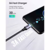Дата кабель USB-C to USB-C 3.0m 60W US255 90-degree Angle Black Ugreen (80714) - Image 3