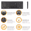 Клавиатура Piko KB-108 USB Black (1283126467103) - Image 3