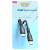 Дата кабель USB-C to USB-C 1.0m NB-Q231B 60W Black XO (NB-Q231B-BK) - Image 4