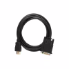 Кабель мультимедійний HDMI M to DVI M 1.8m 24+1pin Dynamode (DM-CL-HDMI-DVI-1.8M) - Image 2