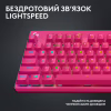 Клавіатура Logitech G PRO X TKL Lightspeed Tactile USB UA Magenta (920-012159) - Image 4