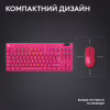 Клавіатура Logitech G PRO X TKL Lightspeed Tactile USB UA Magenta (920-012159) - Image 8