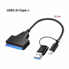 Адаптер USB3.0 Type-A/C HDD 2,5" SATA II/III / SSD Dynamode (DM-AD-SATA-U3) - Image 2