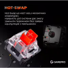 Клавиатура GamePro MK160B Hot-Swap Red Swich RGB USB UA Black (MK160B) - Image 7