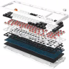 Клавіатура GamePro MK170B Hot-Swap Red Swich RGB USB UA Black (MK170B) - Image 2