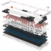 Клавиатура GamePro MK170W Hot-Swap Red Swich RGB USB UA White (MK170W) - Image 2