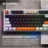 Клавиатура GamePro MK180W Hot-Swap Red Swich RGB USB UA White (MK180W) - Image 10
