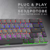 Клавіатура GamePro MK122R Red Swich Low Profile Wireless Dark Gray (MK122R) - Image 4