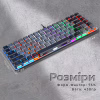 Клавіатура GamePro MK140R Red Swich Low Profile USB Dark Gray (MK140R) - Image 8