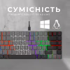 Клавіатура GamePro MK140R Red Swich Low Profile USB Dark Gray (MK140R) - Image 11