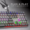 Клавіатура GamePro MK145R Red Swich Low Profile USB Dark Gray (MK145R) - Image 4