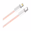 Дата кабель USB-C to Lightning 1.0m 27W pink ColorWay (CW-CBPDCL061-P) - Image 2