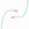 Дата кабель USB-C to Lightning 1.0m 27W blue ColorWay (CW-CBPDCL061-BL) - Image 6