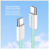 Дата кабель USB-C to USB-C 1.0m 60W 3.0А green ColorWay (CW-CBPDCC061-G) - Image 9
