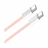 Дата кабель USB-C to USB-C 1.0m 60W 3.0А pink ColorWay (CW-CBPDCC061-P) - Image 2