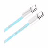 Дата кабель USB-C to USB-C 1.0m 60W 3.0А blue ColorWay (CW-CBPDCC061-BL) - Image 2