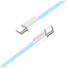 Дата кабель USB-C to USB-C 1.0m 60W 3.0А blue ColorWay (CW-CBPDCC061-BL) - Image 4