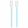 Дата кабель USB-C to USB-C 1.0m 60W 3.0А blue ColorWay (CW-CBPDCC061-BL) - Image 5