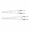 Дата кабель USB-C to USB-C 1.0m (PD Fast Charging 240W) 5А white ColorWay (CW-CBPDCC065-WT) - Image 4