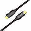 Дата кабель USB-C to USB-C 1.0m USB3.2 (20Gbps 4K PD100W) Gen2 5А black ColorWay (CW-CBPDCC062-BK) - Image 4
