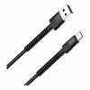 Дата кабель USB 2.0 AM to USB-C 1.0m 2.4А black ColorWay (CW-CBUC063-BK) - Image 3