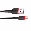 Дата кабель USB 2.0 AM to USB-C 1.0m 2.4А black ColorWay (CW-CBUC064-BK) - Image 2